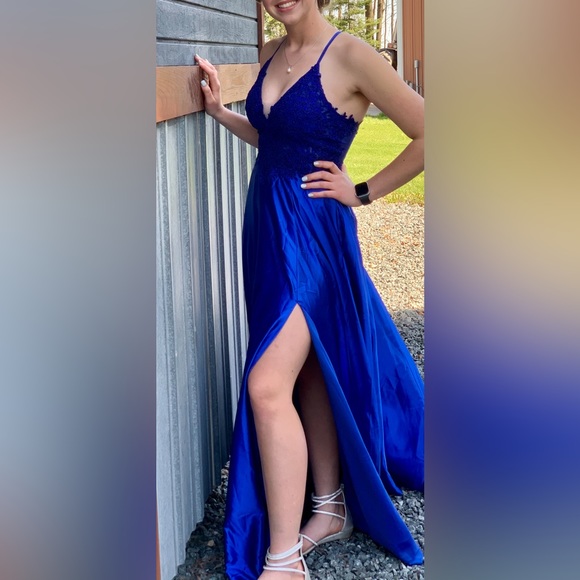 Dresses Used Prom Dress Royal Blue Poshmark
